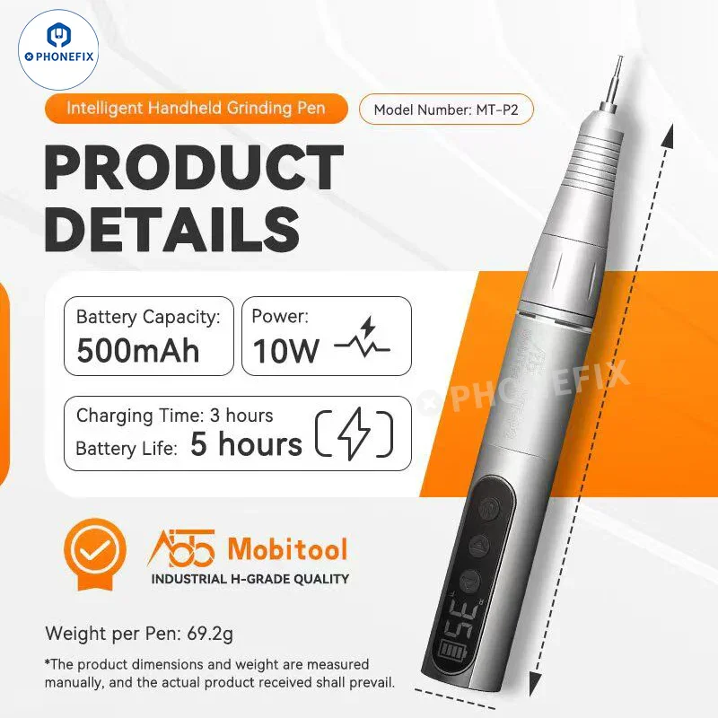 Stylo de meulage portatif intelligent MobiTool MT-P2 pour la réparation de téléphones
