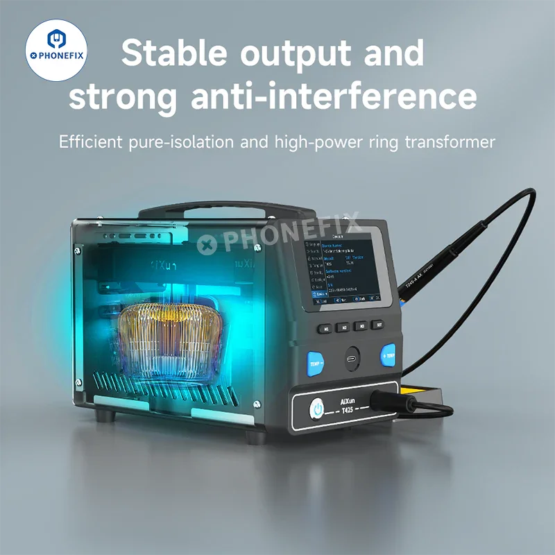 Station de soudage intelligente AIXUN T425 250W pour la réparation de téléphones portables