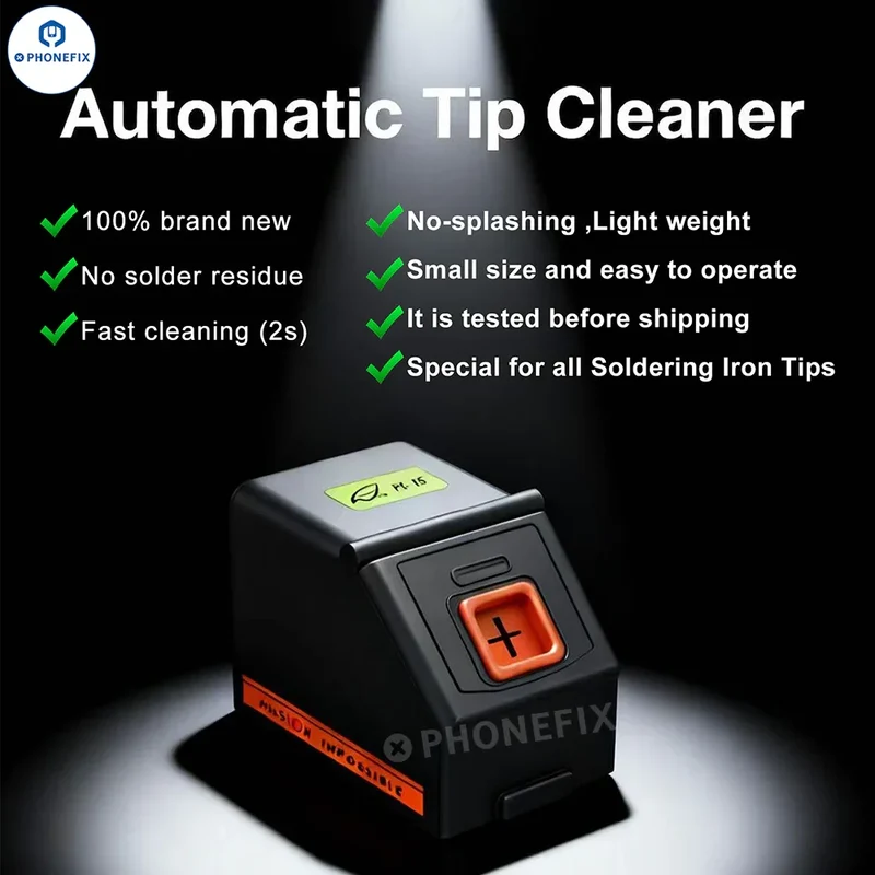 Nettoyeur de pannes de soudage électrique automatique pour fer à souder et pâte à étain