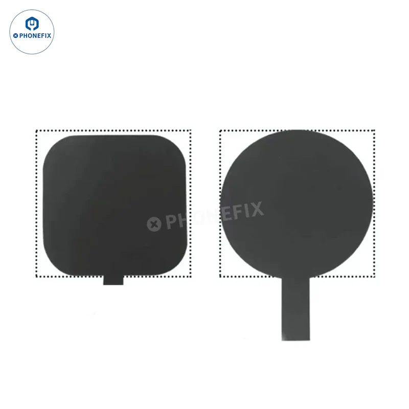 Autocollant de protection isolant pour coque arrière iPhone avec chargement sans fil