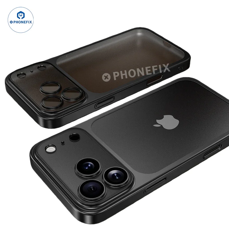 Coque de téléphone ultra-mince mate électroplaquée pour iPhone 15-17 Pro Max
