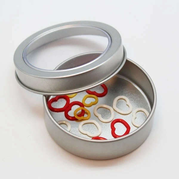 tulip marqueurs de point set coeur multicolore