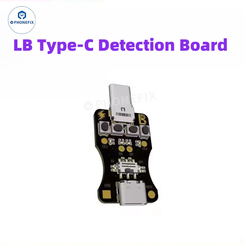 Carte de détection LUBAN Type-C - Test sans démontage - Connecteur arrière du téléphone