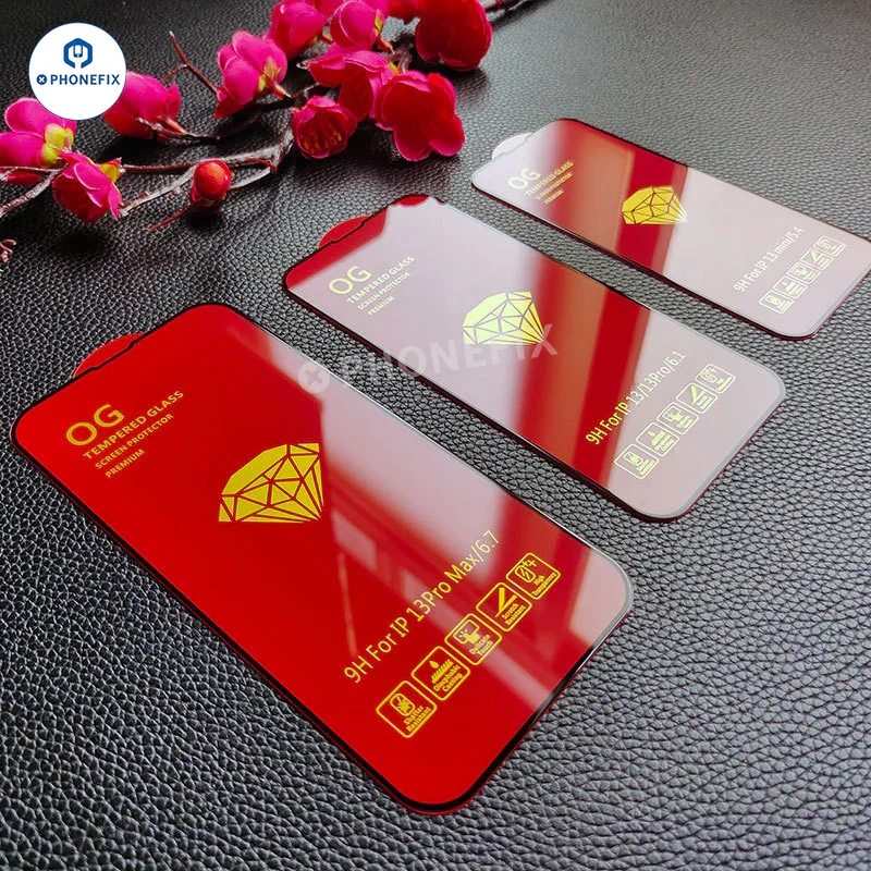 Protection d'écran intégrale Gold Diamond pour iPhone X17 Pro Max