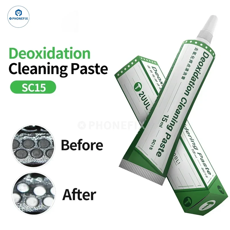 Pâte nettoyante désoxydante pour soudure 2UUL SC15 pour réparation de téléphones