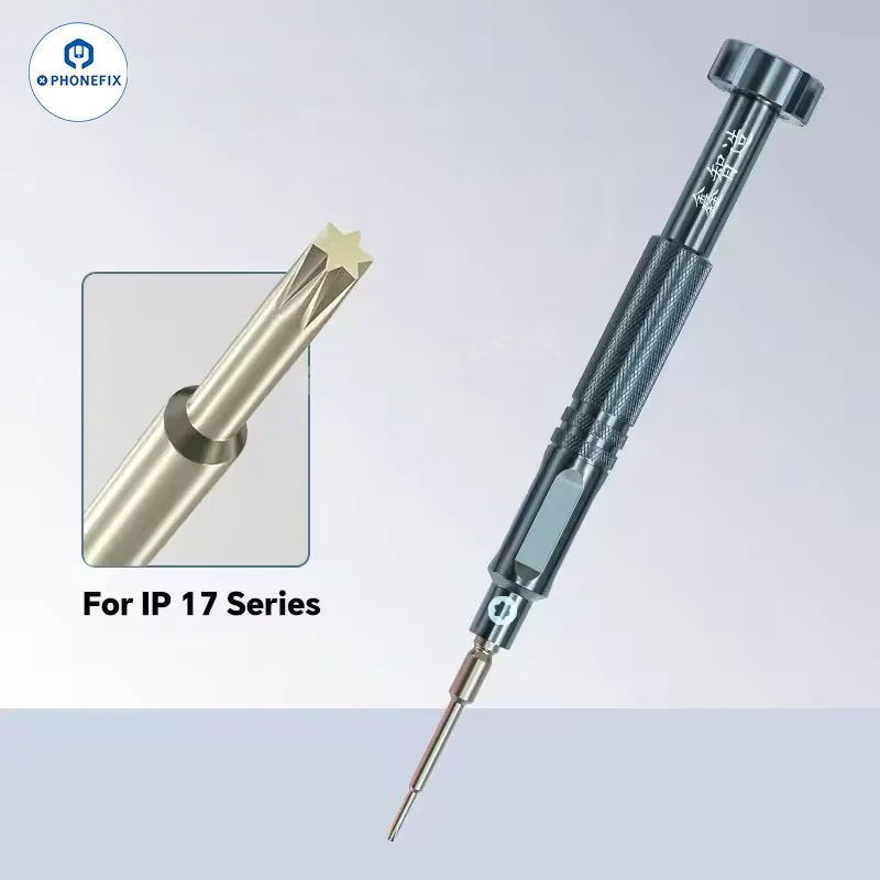 Mini tournevis pour retirer la vis inférieure de l'iPhone 17/Air/17 Pro Max