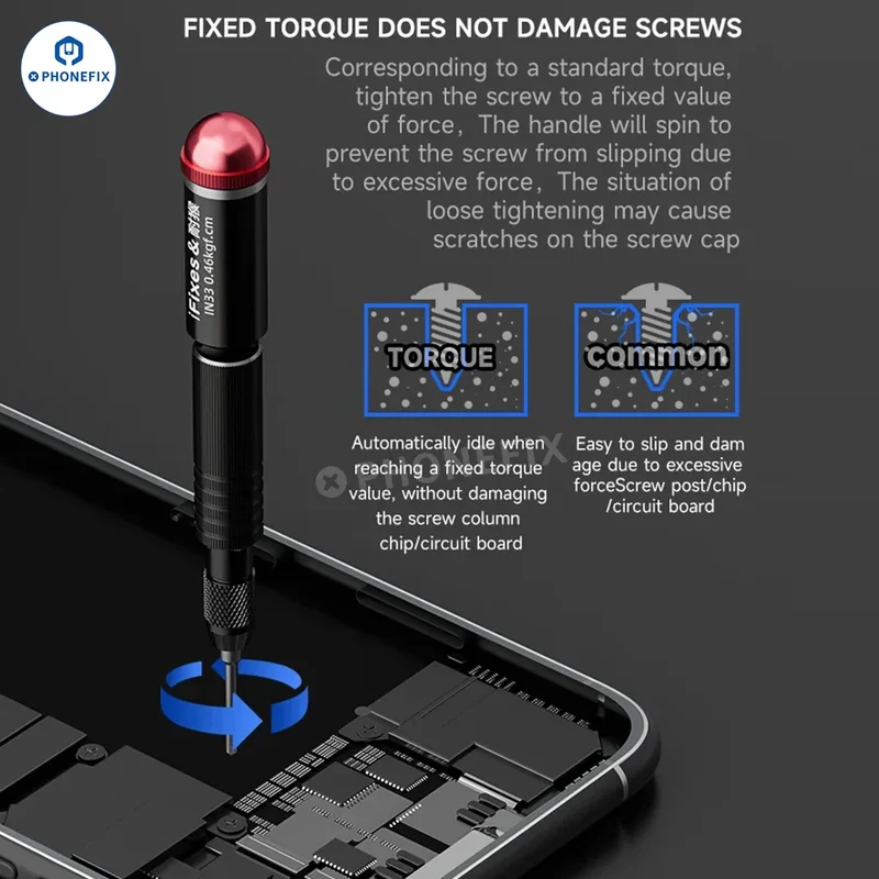 Mini tournevis pour retirer la vis inférieure de l'iPhone 17/Air/17 Pro Max