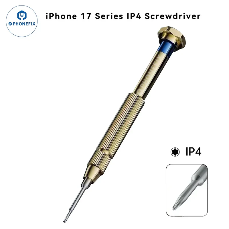 Mini tournevis pour retirer la vis inférieure de l'iPhone 17/Air/17 Pro Max