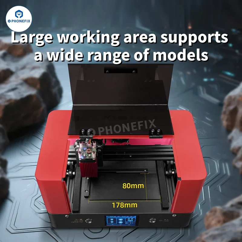 Mini-machine laser YCS DPCA pour le retrait de la vitre arrière et du support de l'iPhone