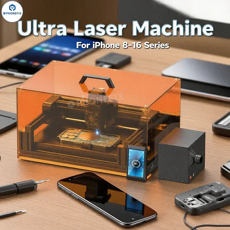 Machine laser Xwitzeal V8 Ultra pour le retrait de la vitre arrière de l'iPhone 8-16