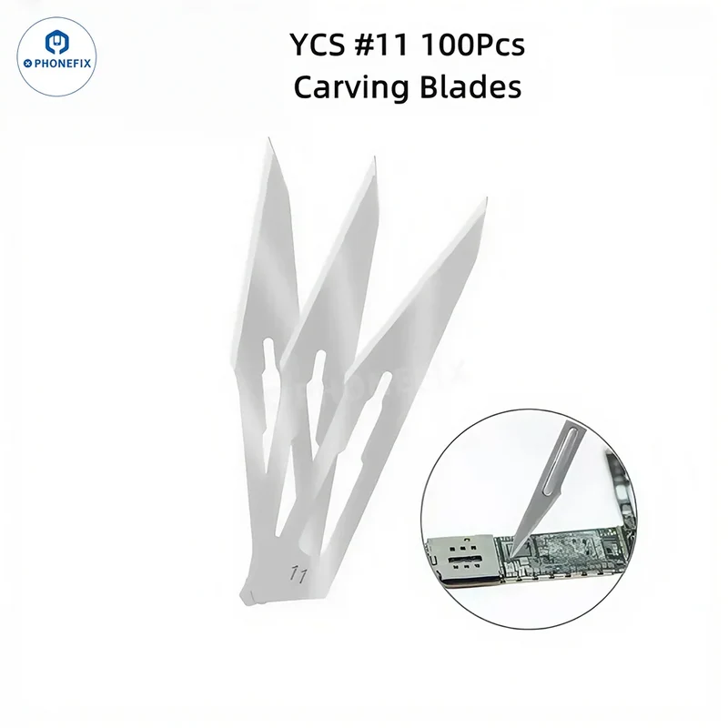 Couteau à gratter l'étain pour circuit imprimé YCS #11 N01/2 CK01
