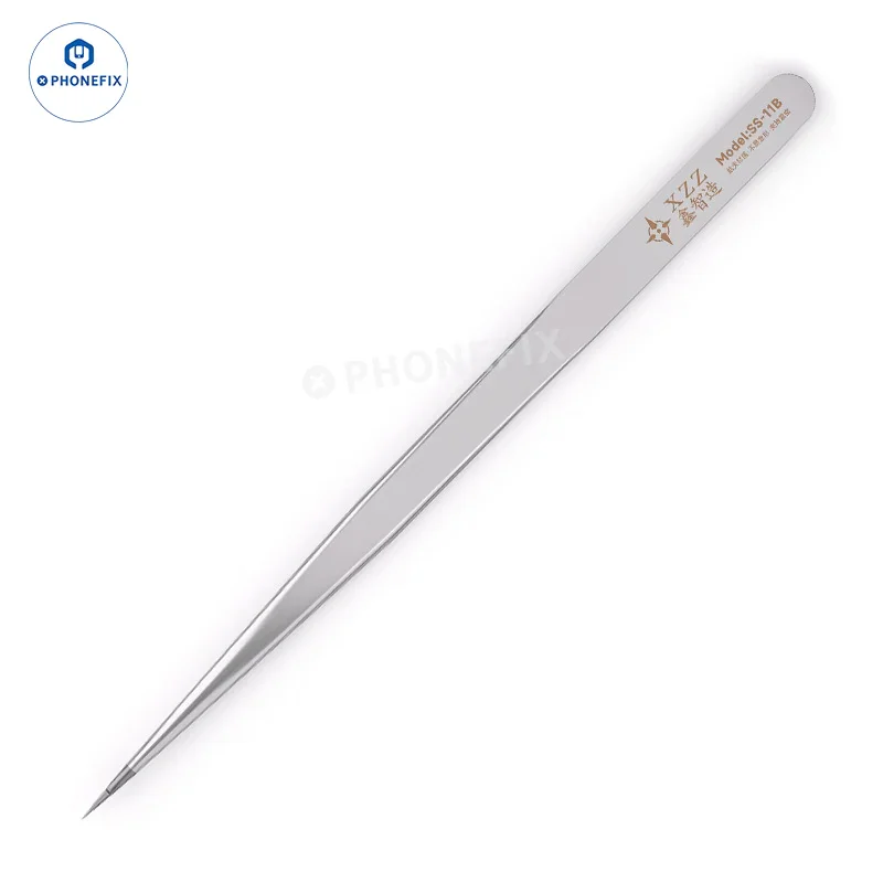 Pince à épiler 11D en acier inoxydable XZZ SS-11A SS-11B 3C pour réparation de téléphone