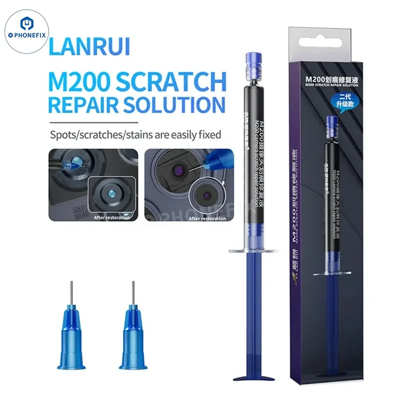 Liquide de réparation des rayures pour appareil photo LANRUI M200 pour téléphone portable et iPad