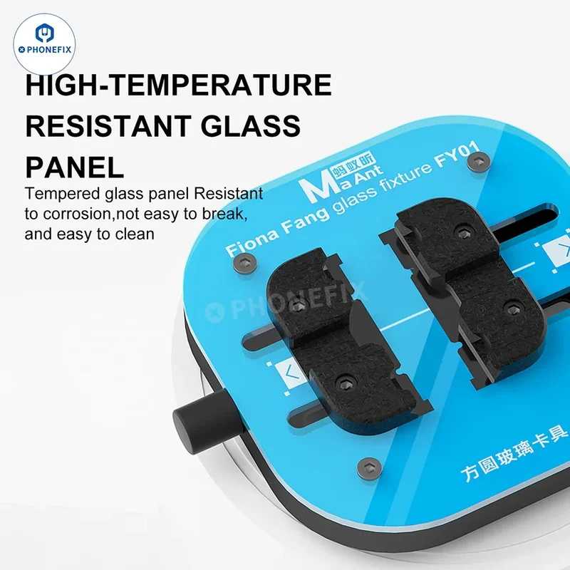 Support de téléphone à pince en verre trempé isolant MaAnt FY01 M085 pour circuit imprimé