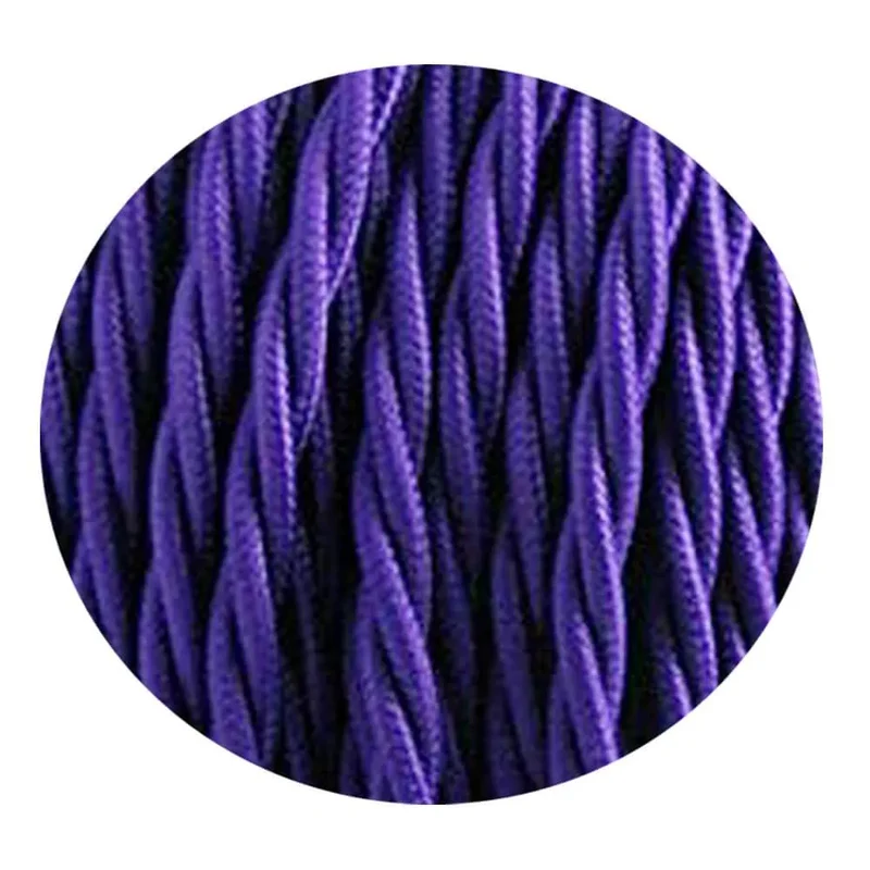 Câble Torsadé Violet 2x0,75mm 5m | Décoration Suspension — LEDsone ~1750