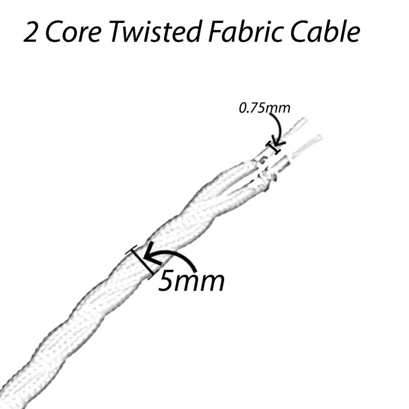 Câble Torsadé Violet 2x0,75mm 5m | Décoration Suspension — LEDsone ~1750