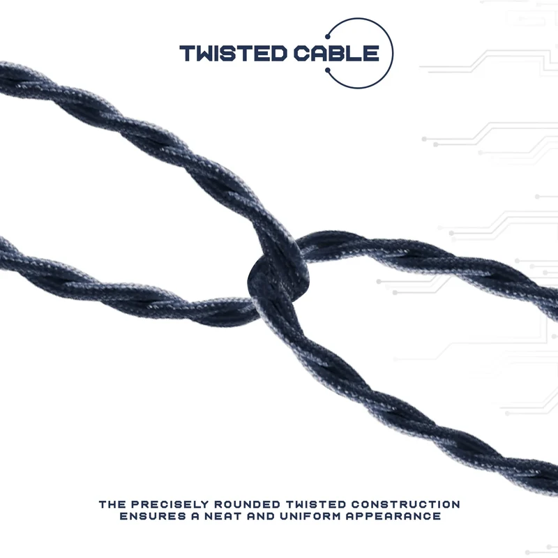 Câble Torsadé Violet 2x0,75mm 5m | Décoration Suspension — LEDsone ~1750
