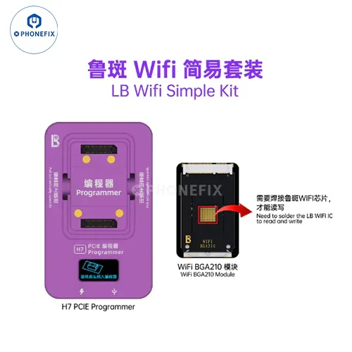Module de programmation NAND PCIE LUBAN H7 BGA110/315/60/70 WIFI