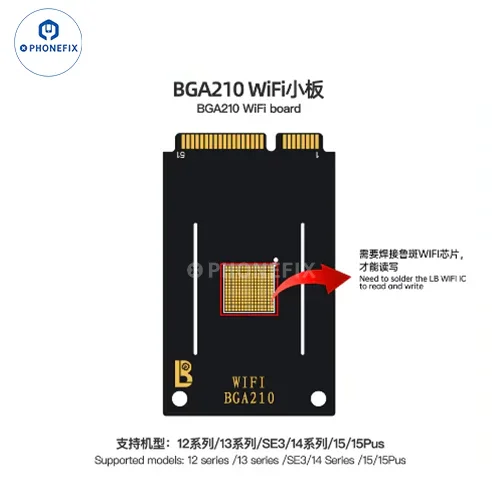 Module de programmation NAND PCIE LUBAN H7 BGA110/315/60/70 WIFI