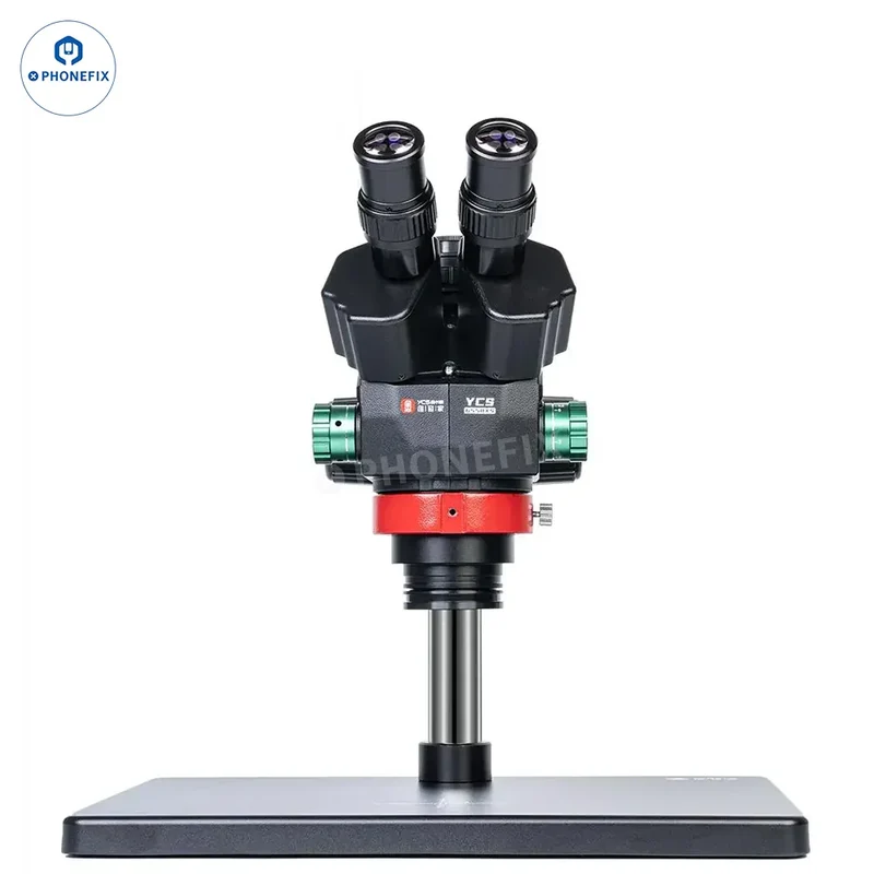 Microscope trinoculaire HD YCS 6558S 6558XS avec zoom 6.5-58X et caméra 4K