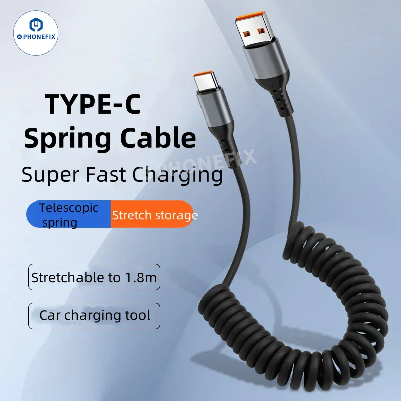 Câble de charge ultra rapide CarPlay pour voiture, câble de données Lightning USB Type-C