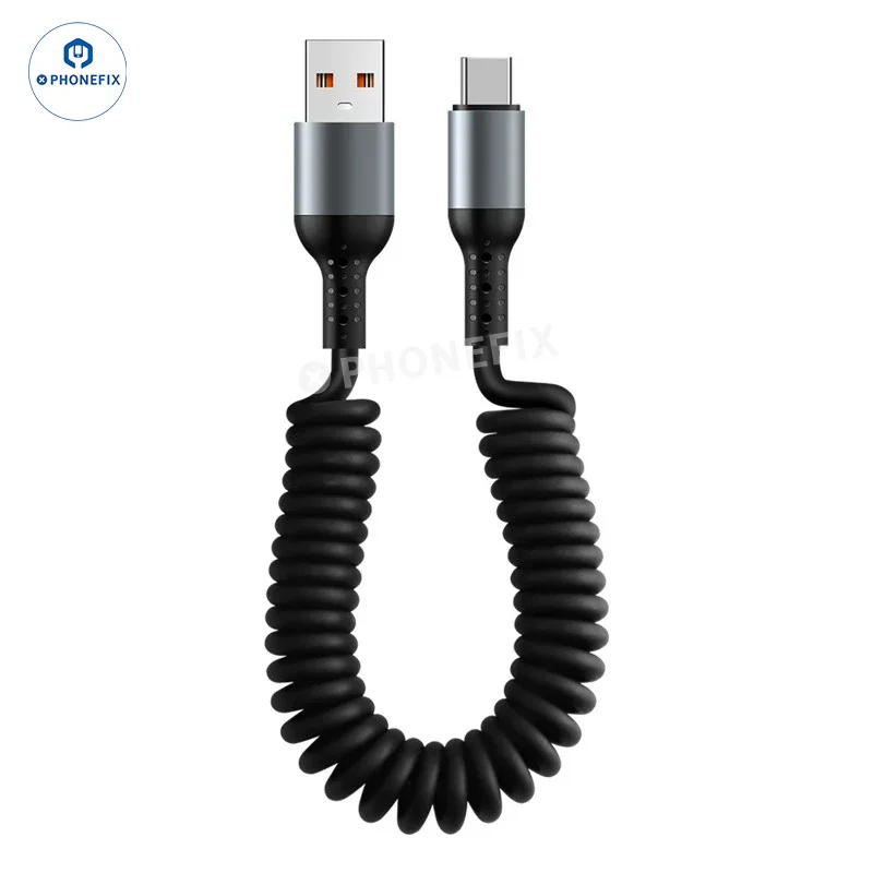 Câble de charge ultra rapide CarPlay pour voiture, câble de données Lightning USB Type-C