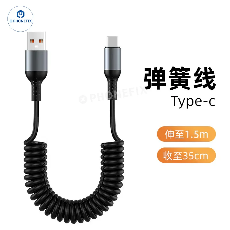 Câble de charge ultra rapide CarPlay pour voiture, câble de données Lightning USB Type-C