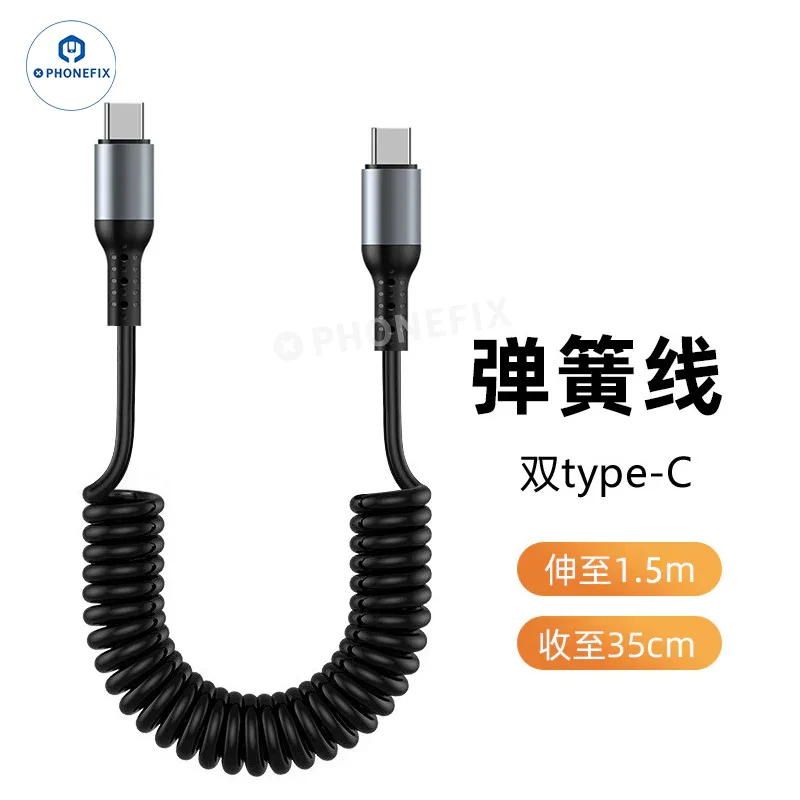 Câble de charge ultra rapide CarPlay pour voiture, câble de données Lightning USB Type-C