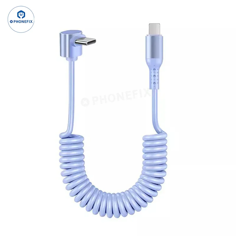Câble de charge ultra rapide CarPlay pour voiture, câble de données Lightning USB Type-C
