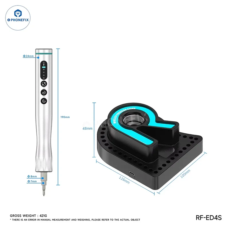 Tournevis électrique RF-ED4 RF-ED4S pour l'installation et le retrait des vis