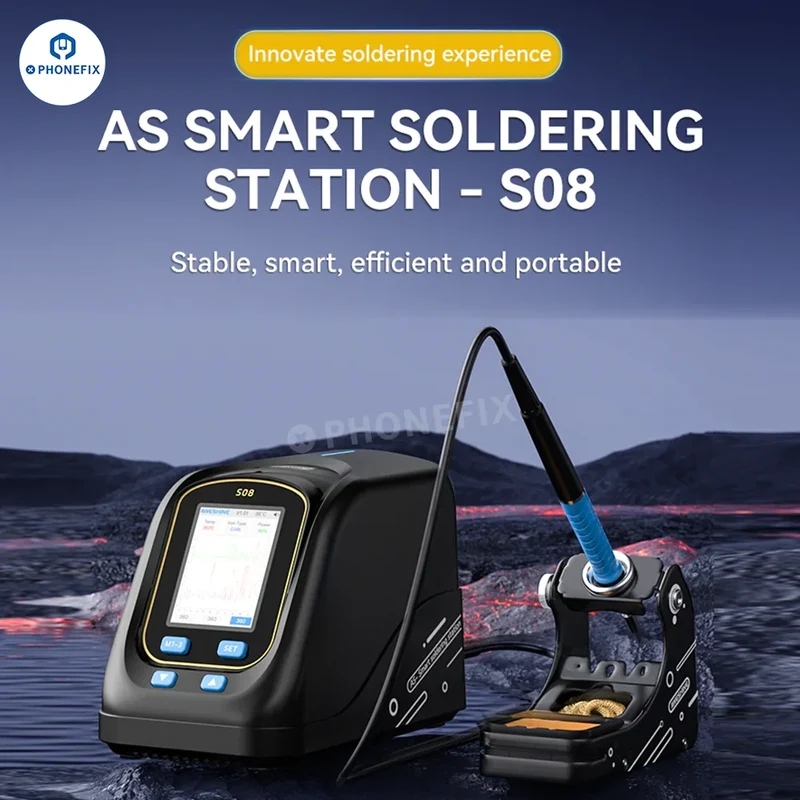 Station de soudage intelligente portable AWESHINE S08 avec poignée T210