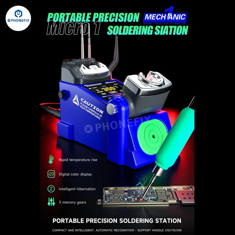 Station de soudage numérique portable MECHANIC MICRO 1 pour la réparation de téléphones