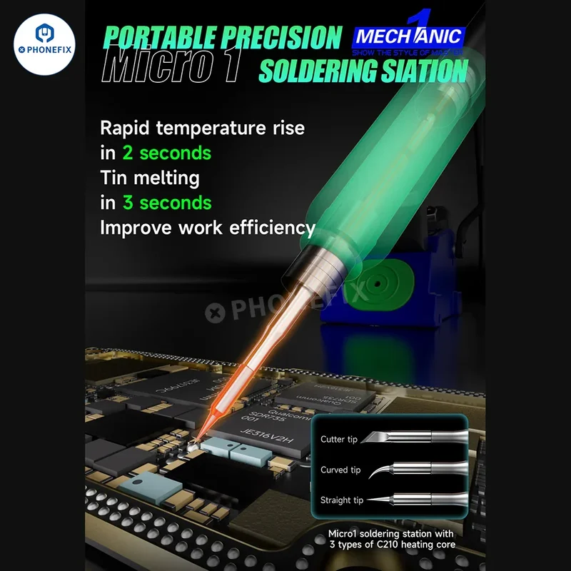 Station de soudage numérique portable MECHANIC MICRO 1 pour la réparation de téléphones