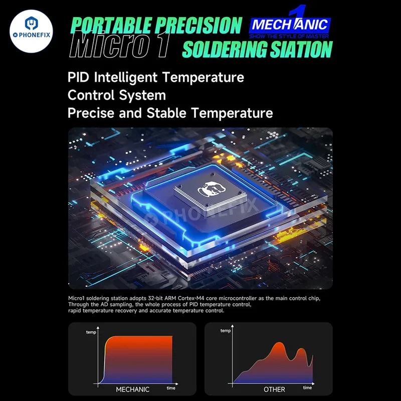 Station de soudage numérique portable MECHANIC MICRO 1 pour la réparation de téléphones
