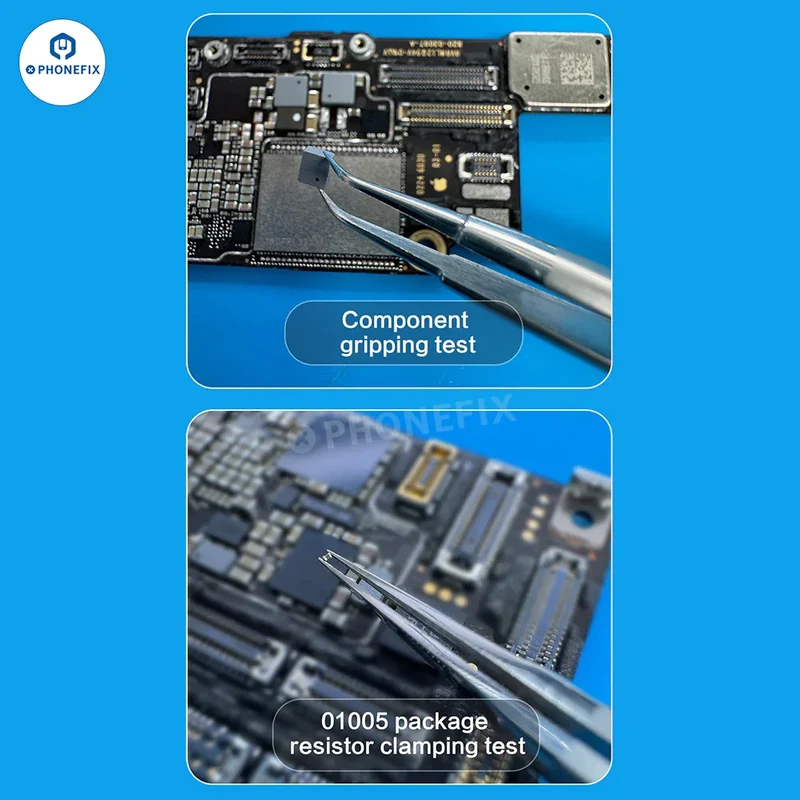 Pince à épiler PHONEFIX en alliage ultra-dur 3D pour circuits intégrés mobiles, pince pour petites pièces
