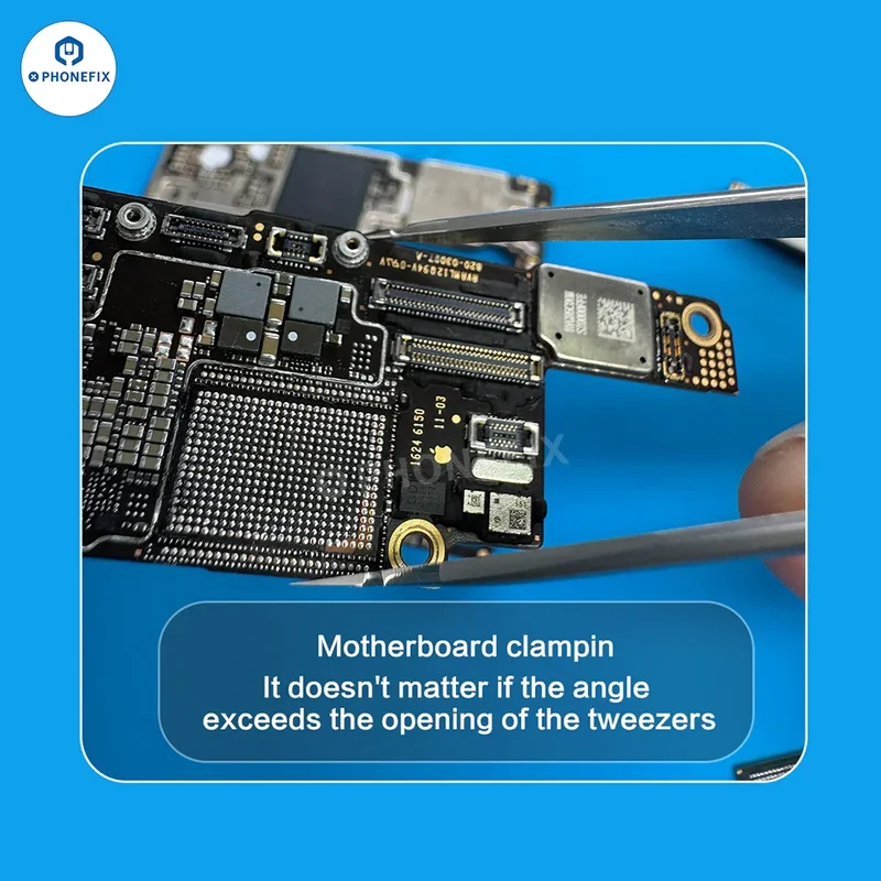 Pince à épiler PHONEFIX en alliage ultra-dur 3D pour circuits intégrés mobiles, pince pour petites pièces
