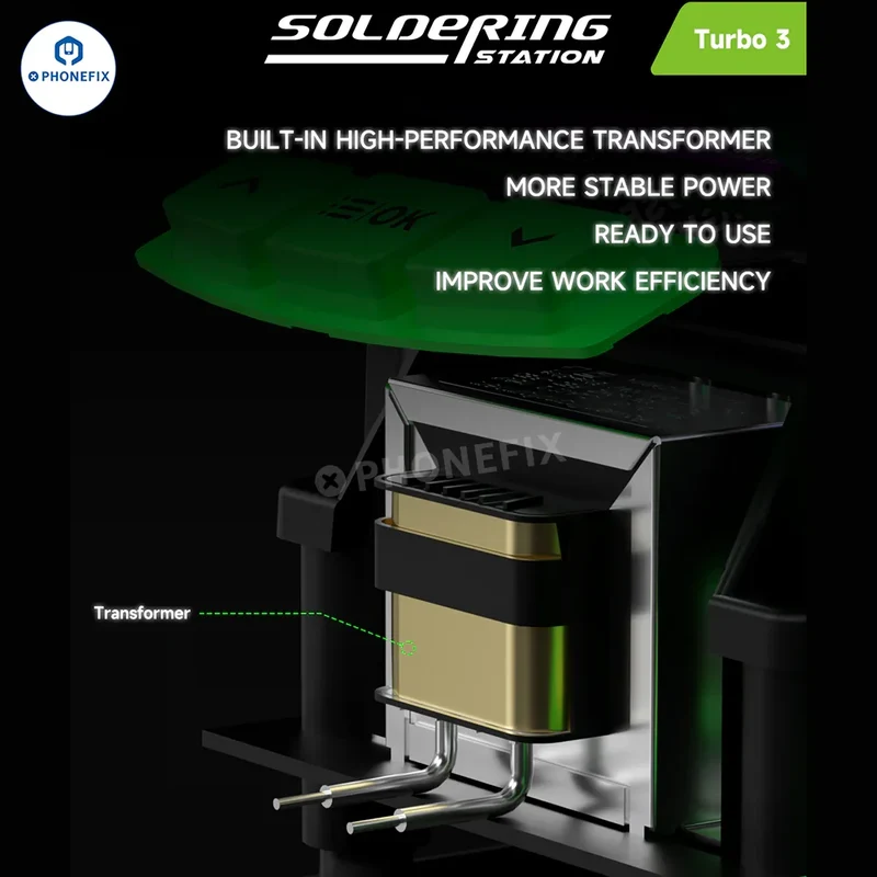 Station de soudage nano MECHANIC Turbo 3 150 W avec pointes C210