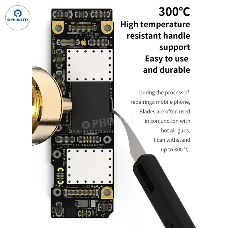Outil de retrait de circuit imprimé intégré à lame polie à la main PHONEFIX