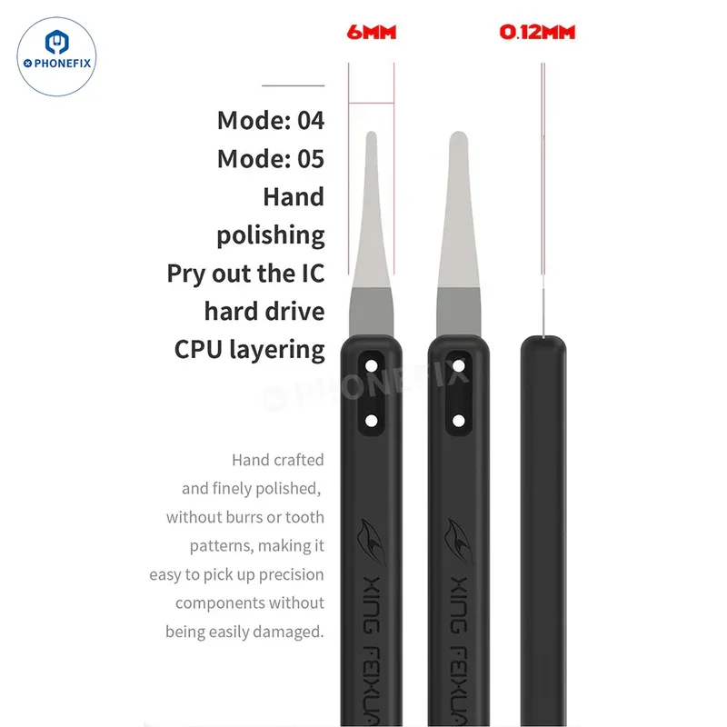 Outil de retrait de circuit imprimé intégré à lame polie à la main PHONEFIX