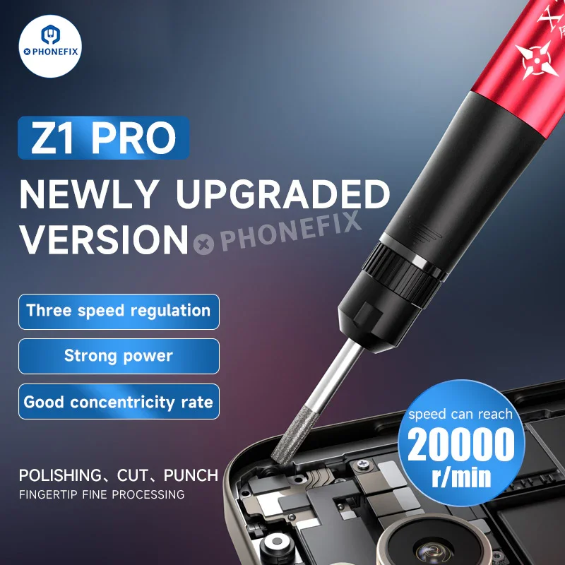 Stylo de polissage électrique XZZ Z1 Pro pour téléphone portable, outil de meulage de circuits imprimés