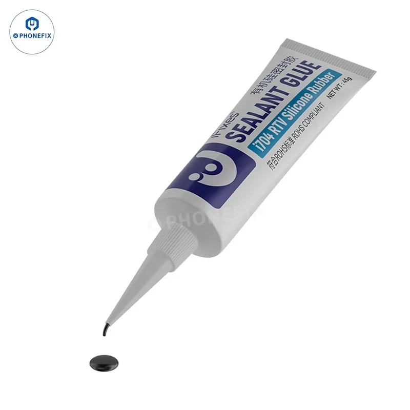 Colle d'étanchéité en caoutchouc silicone RTV iFixes i704 Pâte thermique pour processeur