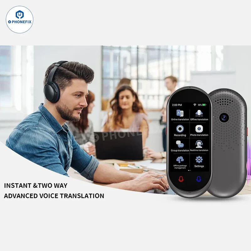 VORMOR Z6 Z8 Traducteur portable intelligent hors ligne Traduction en temps réel