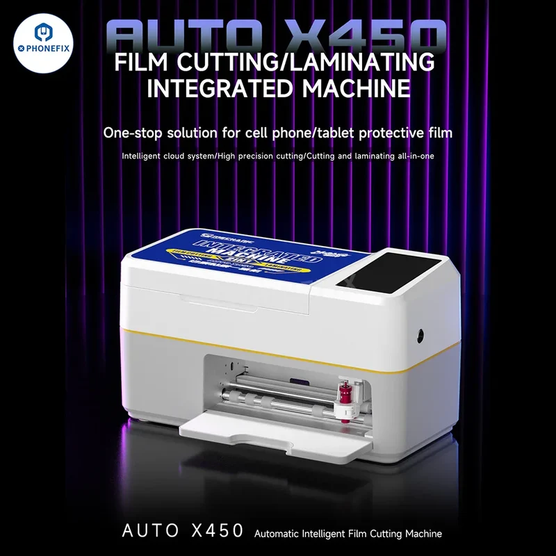 Machine de découpe et de laminage de films sérigraphiques MECHANIC Auto X450