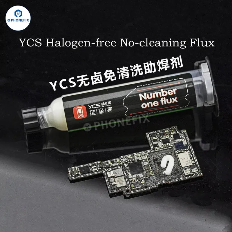 Huile de soudure sans nettoyage YCS Number One Flux pour la réparation de téléphones portables