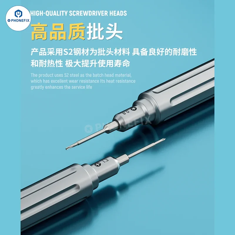 iFixes Tiktool iTK5 Mini Tournevis S2 Bit pour Réparation Téléphone