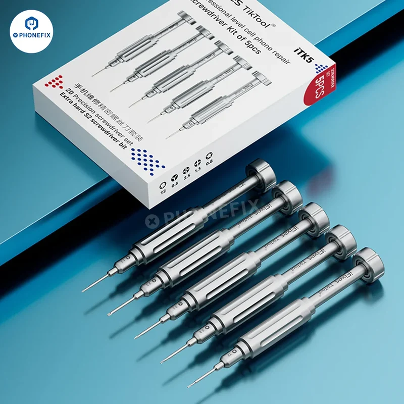 iFixes Tiktool iTK5 Mini Tournevis S2 Bit pour Réparation Téléphone