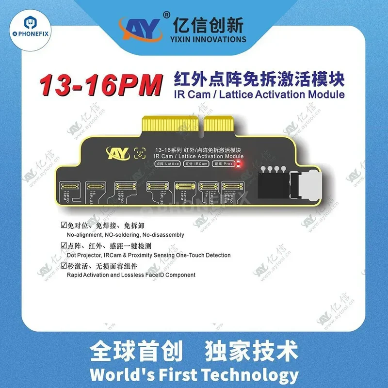 Programmateur A108 avec câble de réparation Face ID Tag-on pour iPhone 13-16 Pro Max