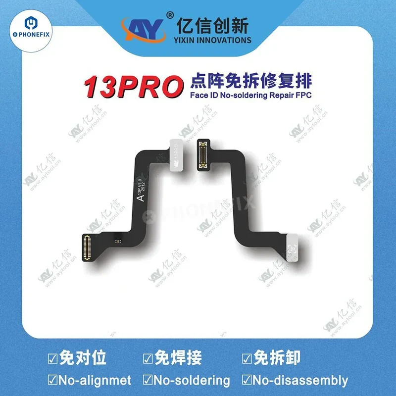 Programmateur A108 avec câble de réparation Face ID Tag-on pour iPhone 13-16 Pro Max