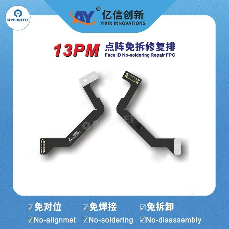 Programmateur A108 avec câble de réparation Face ID Tag-on pour iPhone 13-16 Pro Max