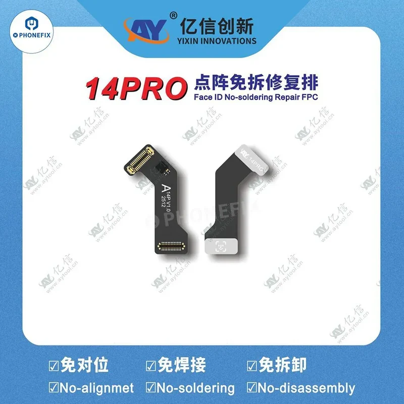 Programmateur A108 avec câble de réparation Face ID Tag-on pour iPhone 13-16 Pro Max